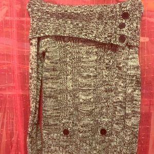 Knit off the shoulder sweater